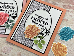 Gina K. Designs leimasin Layered Carnation