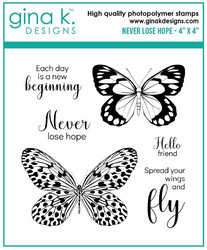 Gina K. Designs leimasin Never Lose Hope