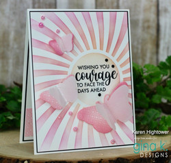 Gina K. Designs sapluuna Swirled Sun