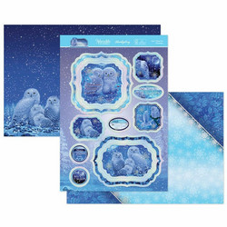 Hunkydory Under the Moonlight Luxury Topper -pakkaus, Owl I Want for Christmas