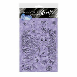 Hunkydory leimasinsetti Under the Moonlight, Snowy Owls