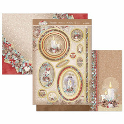 Hunkydory Deck the Halls Luxury Topper -pakkaus, Christmas by Candlelight