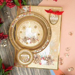 Hunkydory Deck the Halls Luxury Topper -pakkaus, Christmas by Candlelight