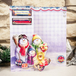 Hunkydory Christmas Wishes Luxury Topper -pakkaus, Our Family to Yours