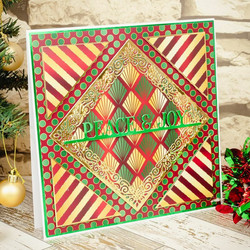 Hunkydory kartonkipakkaus Festive Foils, A4, 24 arkkia, 350 gsm