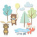 Sizzix Thinlits stanssisetti Woodland Baby