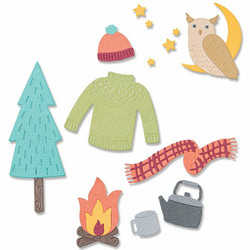 Sizzix Thinlits stanssisetti Cozy Woodland