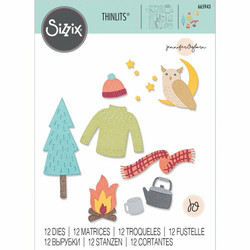 Sizzix Thinlits stanssisetti Cozy Woodland