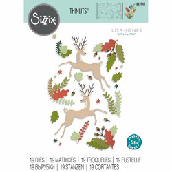 Sizzix Thinlits stanssisetti Delightful Deer