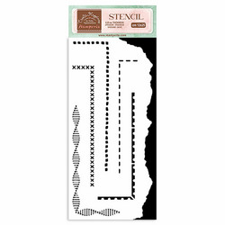 Stamperia sapluuna Create Happiness, Borders 2