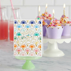 Spellbinders stanssisetti Stylized Happy Birthday