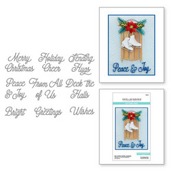 Spellbinders stanssi Mix & Match Holiday Greetings