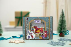 Crafter's Companion Vintage Snowman leimasin- ja stanssisetti Dashing Through the Snow