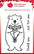 Woodware leimasin Flower Bear