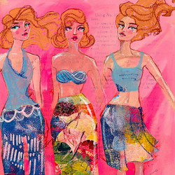 Jane Davenport leimasinsetti Paper Doll