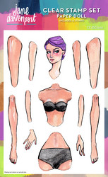 Jane Davenport leimasinsetti Paper Doll