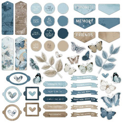 49 and Market leikekuvat Vintage Artistry Serenity Chipboard