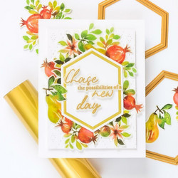 Pinkfresh Studio sapluunasetti Pears & Pomegranates