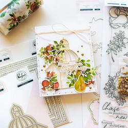 Pinkfresh Studio washi-teippi Pears & Pomegranates