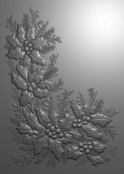 Crafter's Companion 'Tis the Season 3D kohokuviointikansio Flourishing Holly Corner