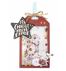 Studio Light Christmas Essential stanssisetti Christmas Tag Shaker