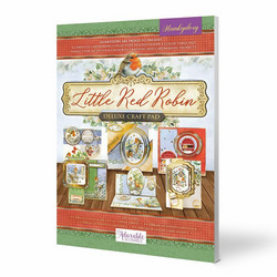 Hunkydory Deluxe Craft Pad -pakkaus Little Red Robin