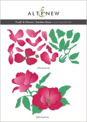 Altenew Craft-A-Flower: Garden Rose -stanssisetti