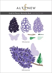 Altenew Craft-A-Flower: Butterfly Bush -stanssisetti