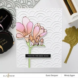 Altenew Freesia Hot Foil -kuviolevy