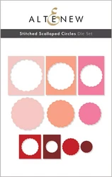 Altenew Stitched Scalloped Circles -stanssi