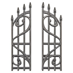 Tim Holtz Idea-Ology -koristeet Metal Ornate Gates