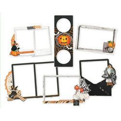 Simple Stories Simple Vintage October 31st Chipboard Frames -kehykset