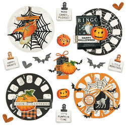 Simple Stories Simple Vintage October 31st Chipboard Clusters, leikekuvat