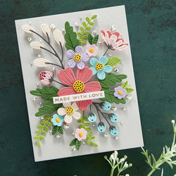 Spellbinders stanssi Be Bold Blooms