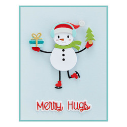 Spellbinders stanssi Dancin' Snowman