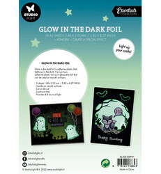Studio Light Glow in the Dark Foil Essentials nr.01 -kalvo, A5, 5 arkkia