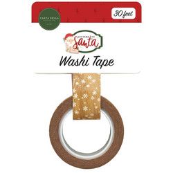 Carta Bella Letters To Santa washiteippi Woodgrain Snow