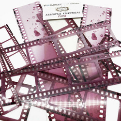 49 And Market Vintage Bits Essential Filmstrips -leikekuvat Plum
