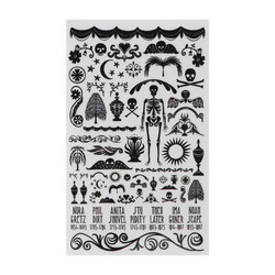Tim Holtz Idea-Ology Remnant Rubs -siirtokuvat, Halloween