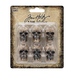 Tim Holtz Idea-Ology Resin Skulls -koristeet