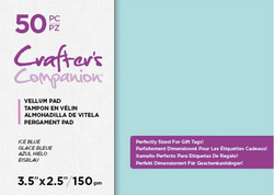 Crafter's Companion Vellum -paperipakkaus Ice Blue, 3.5