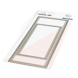 Pinkfresh Studio stanssi Blanket Stitch Slimline Rectangles