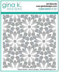 Gina K. Designs sapluuna Flower Garden