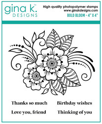 Gina K. Designs leimasin Bold Bloom
