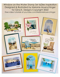 Gina K. Designs leimasin Window on the Water