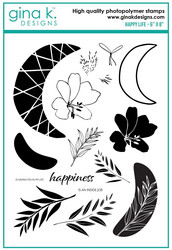 Gina K. Designs leimasin Happy Life