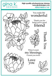 Gina K. Designs leimasin Perfect Protea