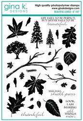 Gina K. Designs leimasin Beautiful Leaves