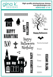 Gina K. Designs leimasin Haunted House