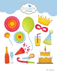 Elizabeth Craft Designs stanssi Party Time